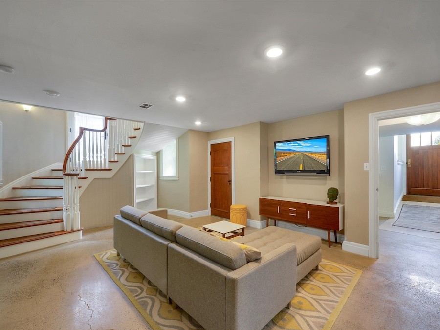 house for sale narberth converted church media room