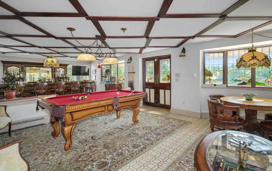 house for sale pine hill capone house game room and bar