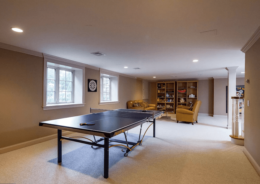 house for sale villanova custom tudor rec room