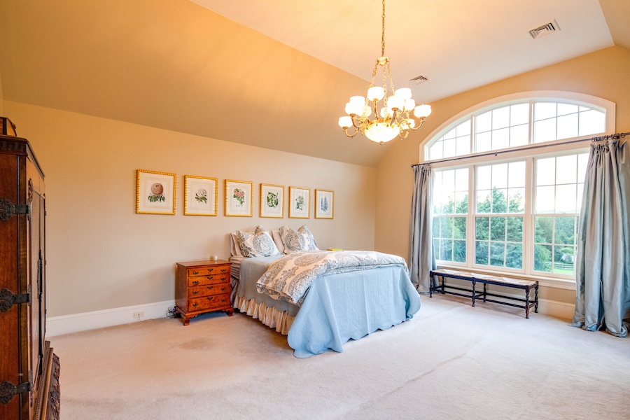 house for sale villanova custom tudor master bedroom