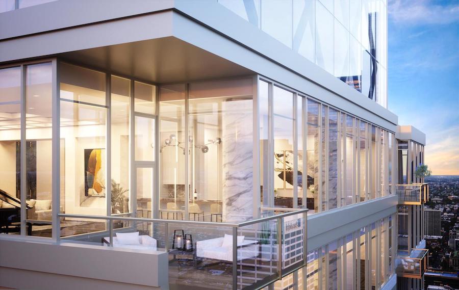 the laurel penthouse balcony