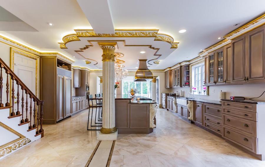 house for sale villanova french baroque manor kitchen