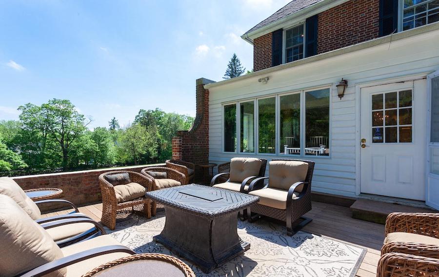 house for sale villanova french baroque manor breakfast room terrace