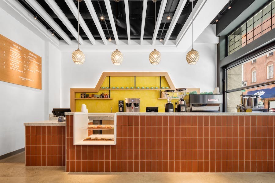 pod hotel opening el cafe counter