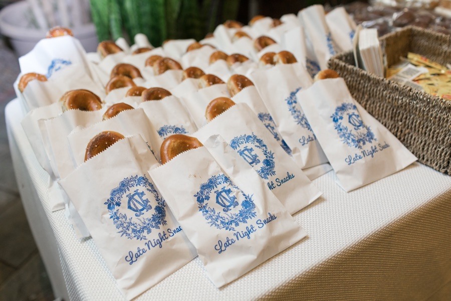 Wedding soft pretzels