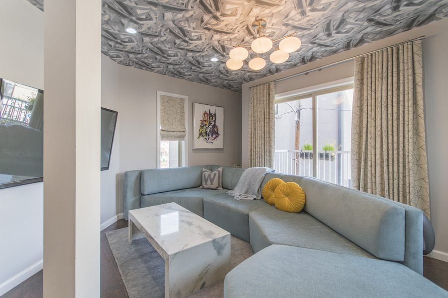 northern liberties designer townhouse den