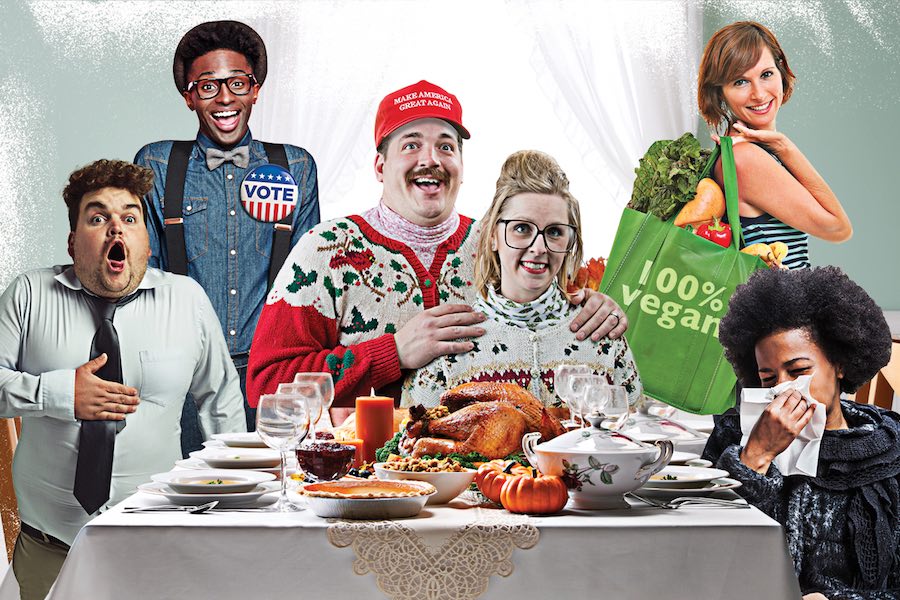 some of the characters you will encounter at Thanksgiving