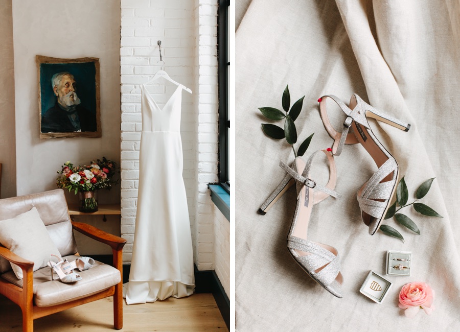 Sarah Seven wedding gown