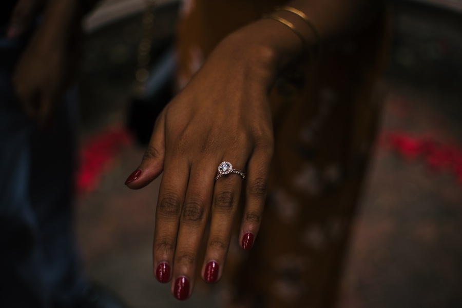 halo engagement ring