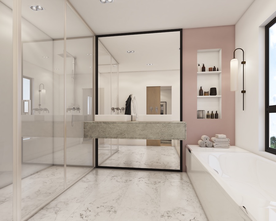 callowhill court master bathroom