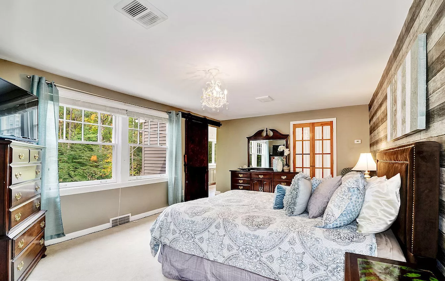 moorestown expanded cape master bedroom