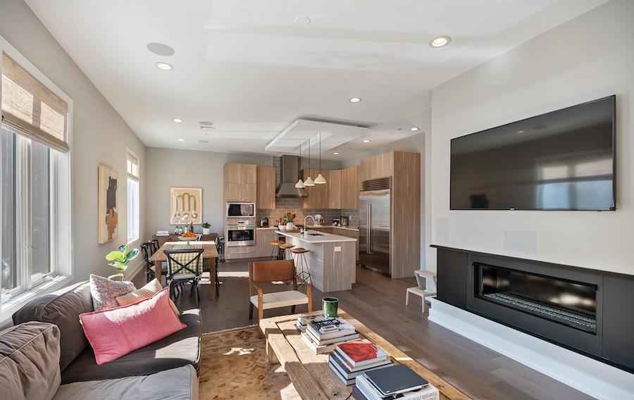 house for sale northern liberties modern townhouse main floor