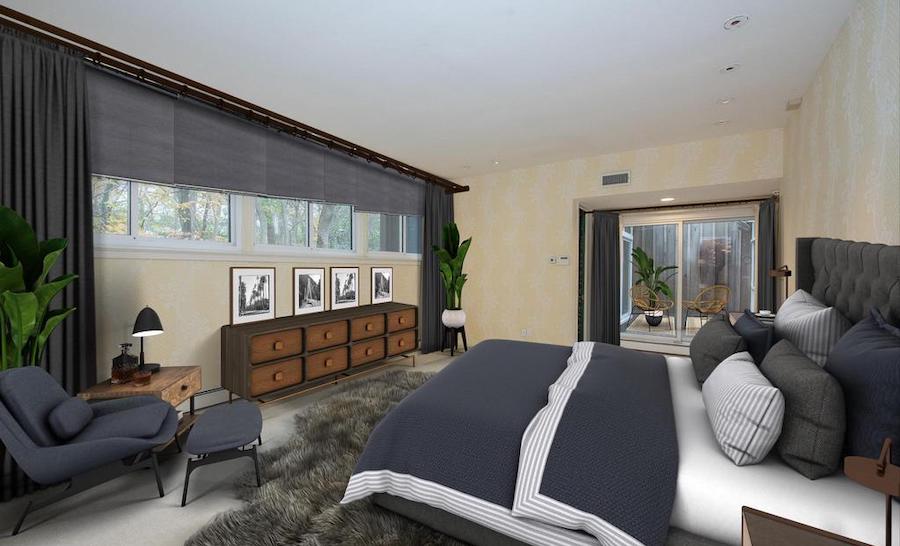 penn valley midcentury modern master bedroom