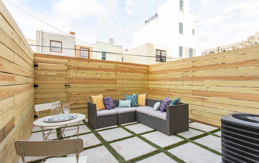 rear patio