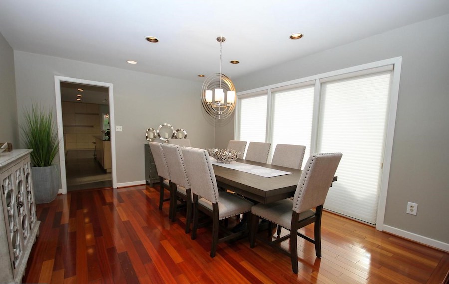 newtown square contemporary formal dining room