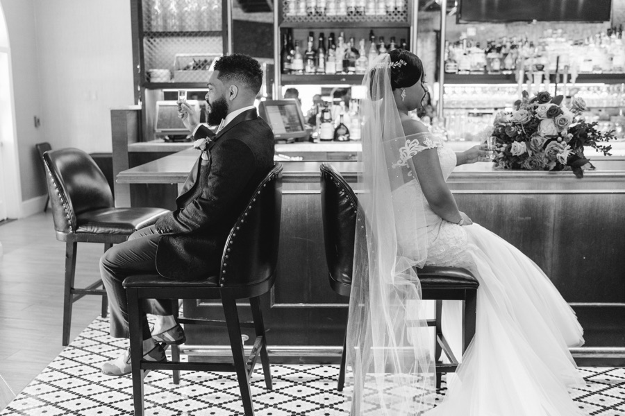 first look shot at bar