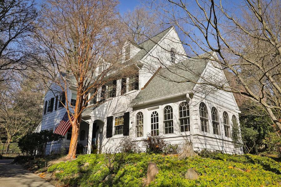 house for sale east falls colonial exterior front