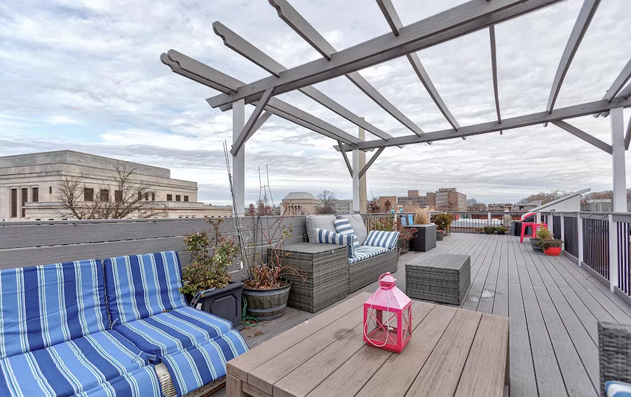 fairmount rehabbed rowhouse roofdeck