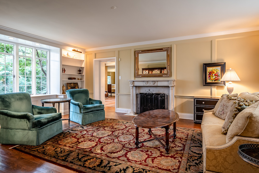 house for sale haverford emlen evans house living room