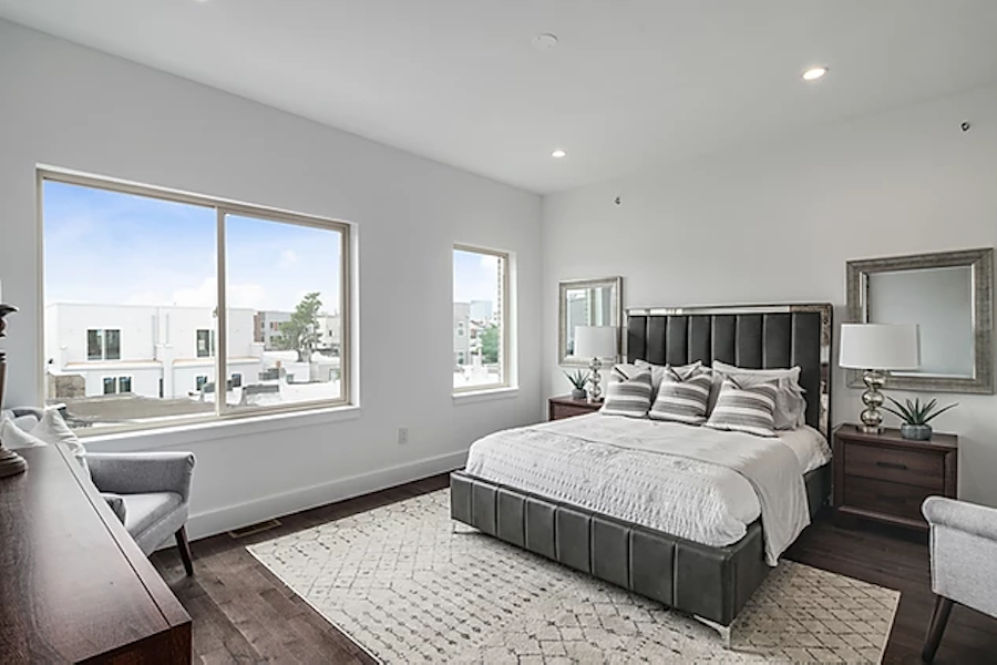point breeze smith school townhouse master bedroom
