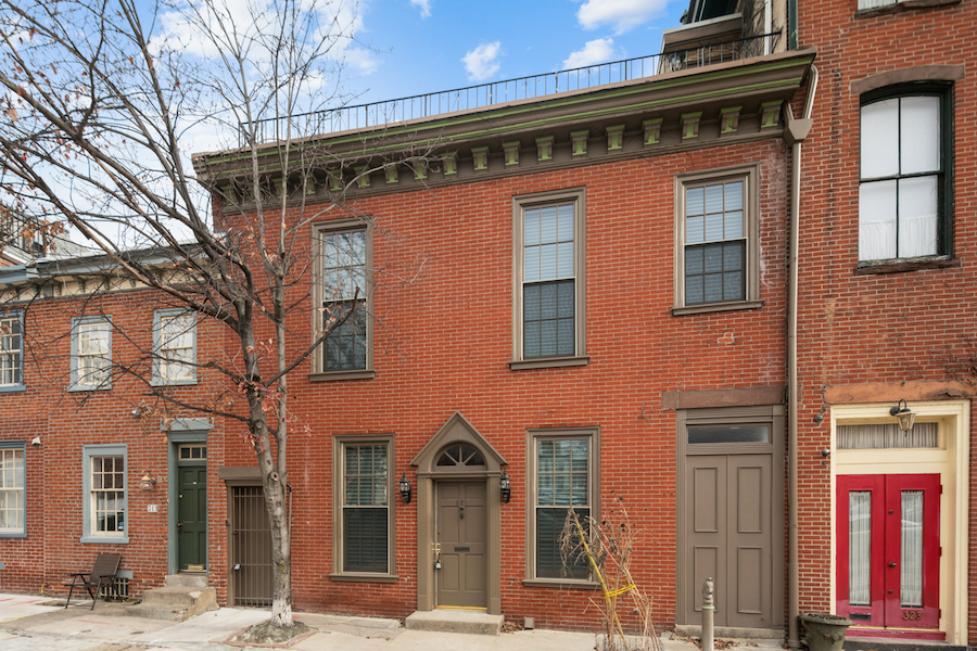 house for sale rittenhouse carriage house exterior front