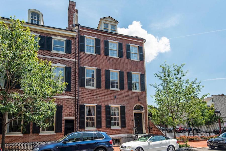 house for sale society hill federal townhouse exterior front