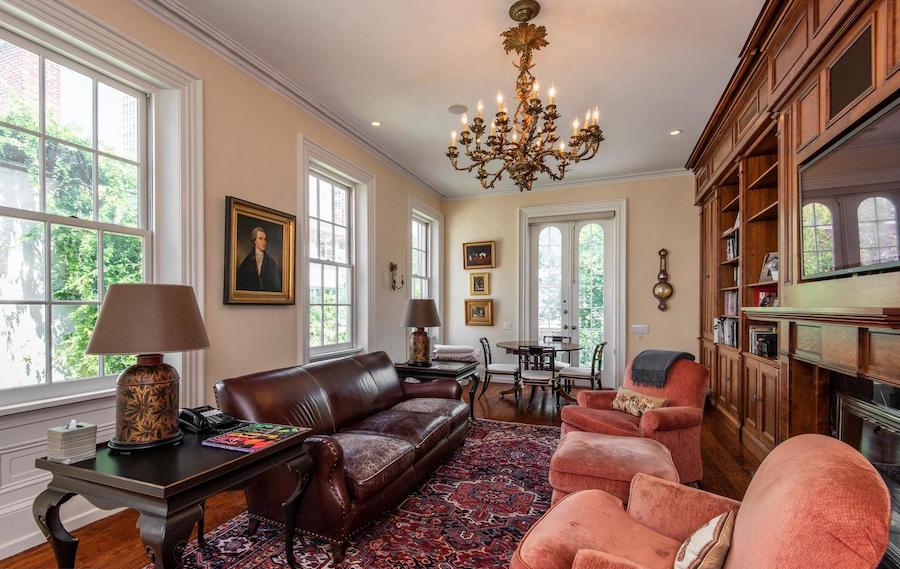 society hill federal townhouse library