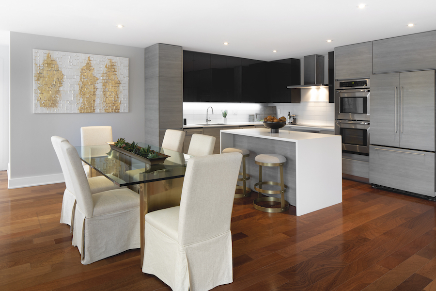 presidential city Washington 2BR penthouse apartment kitchen