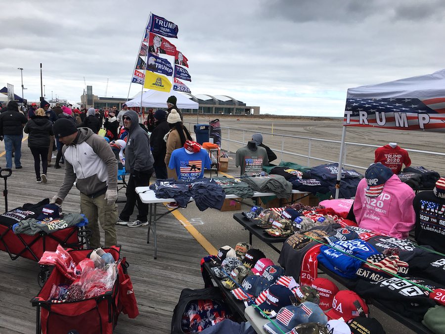trump rally wildwood merchandise