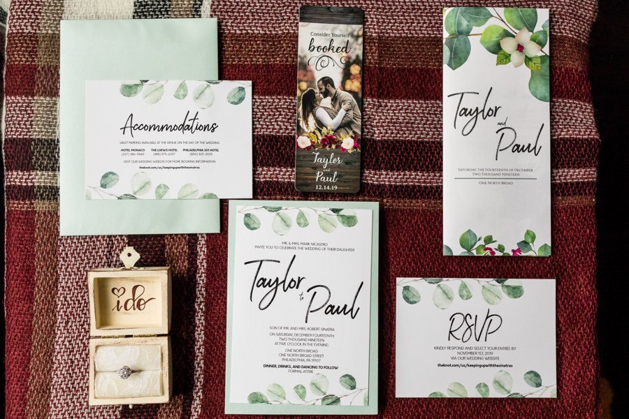 DIY wedding invitation suite