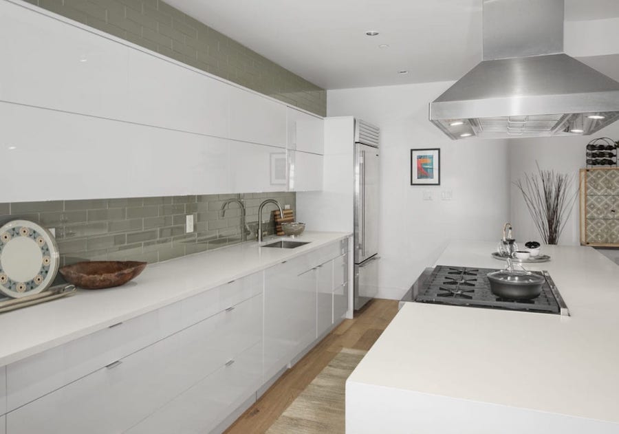 rittenhouse bi-level condo kitchen