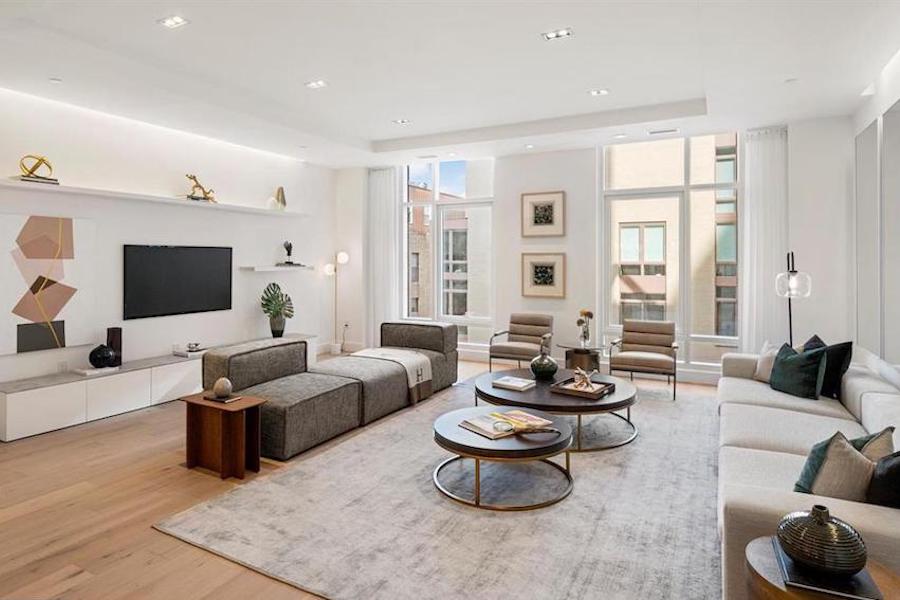 rittenhouse new construction condo for sale living room