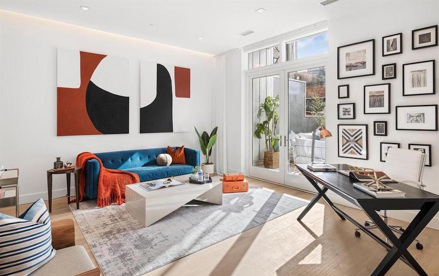 rittenhouse square new construction condo lounge