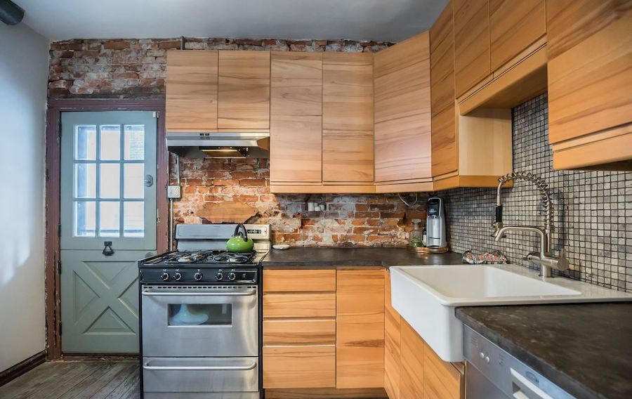 point breeze reclaimed row kitchen