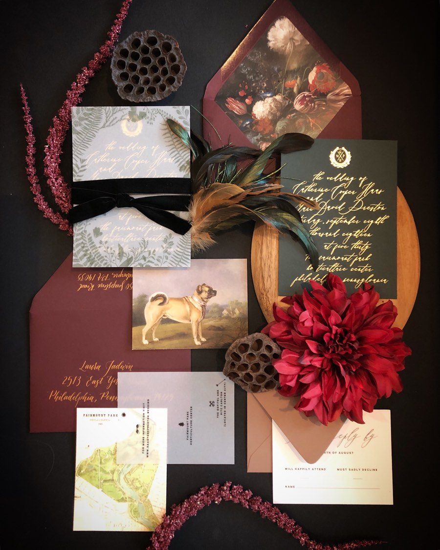 Shindig Bespoke wedding invitation