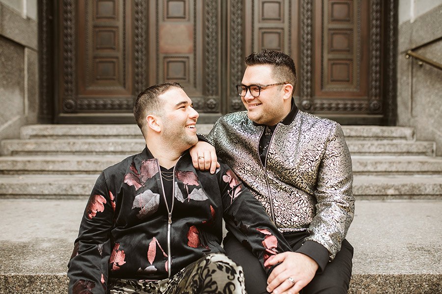 Washington Square West engagement photos