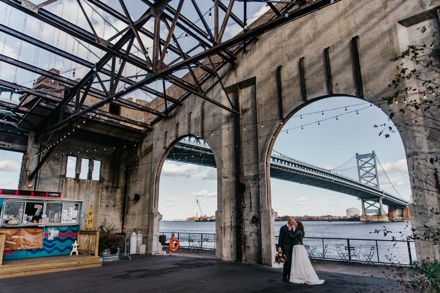 Bride and groom portrait
