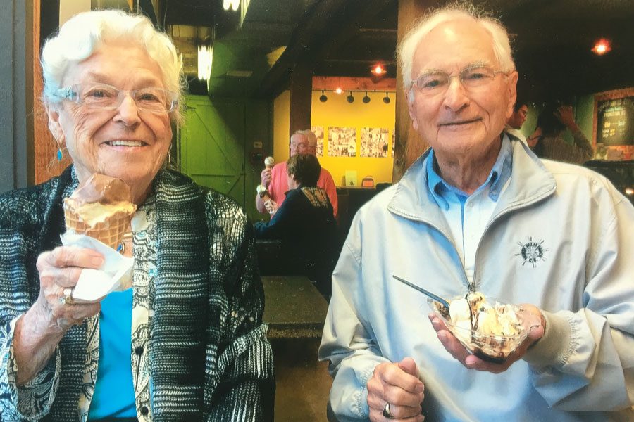 elderly married couple