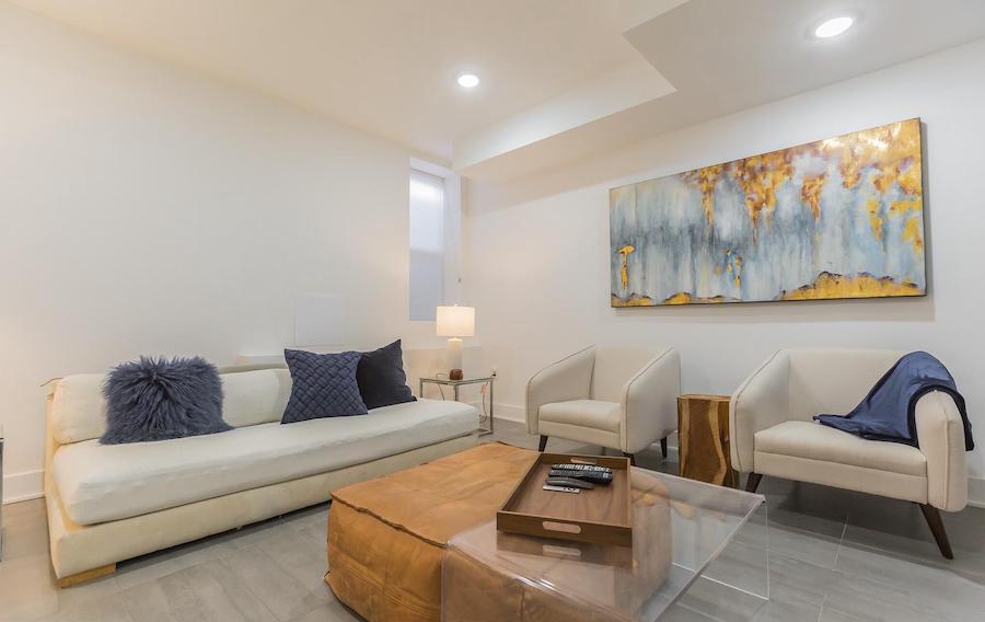 basement rec room