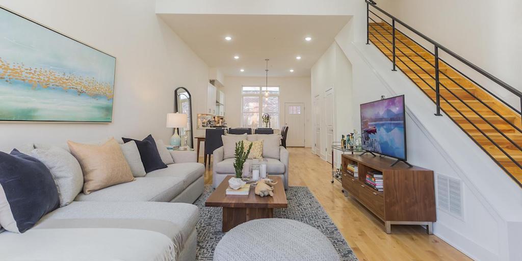 brewerytown young rowhouse for sale main floor