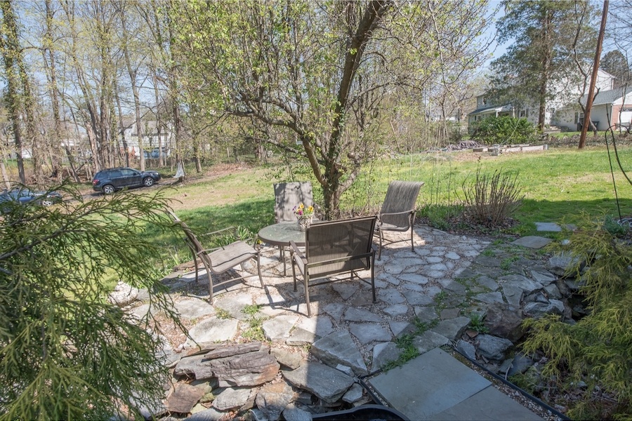 rear patio
