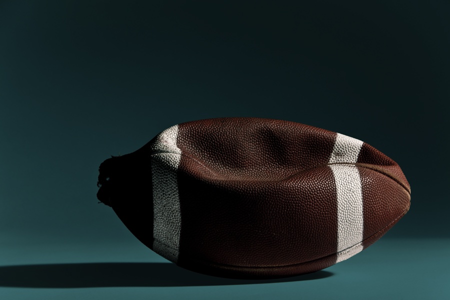 a deflated football