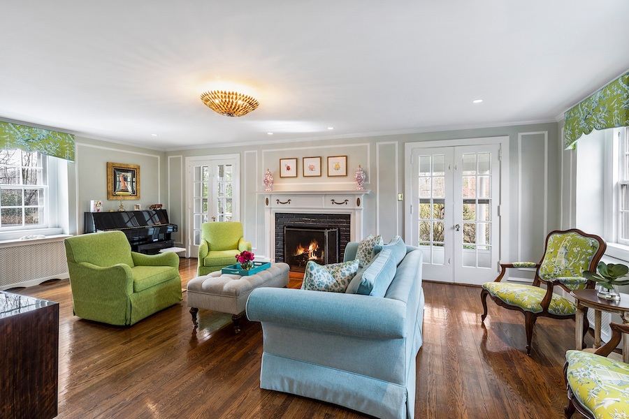 house for sale updated bryn mawr colonial house for sale living room