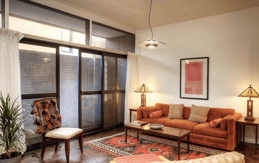 society hill bingham court townhouse for sale living room