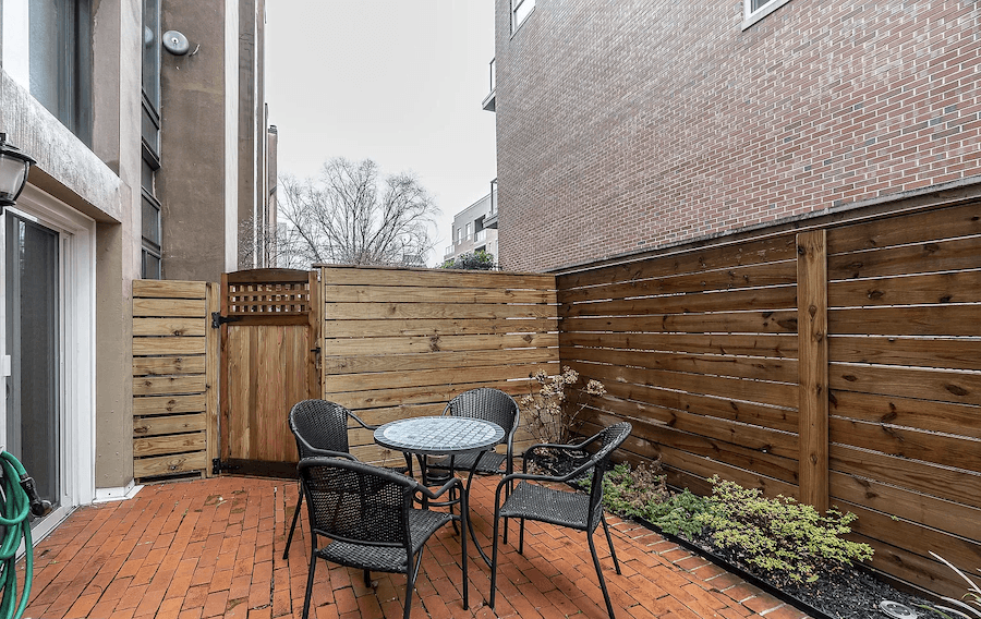 rear patio