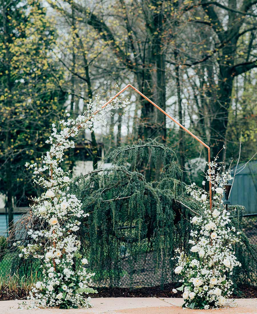 backyard ceremony