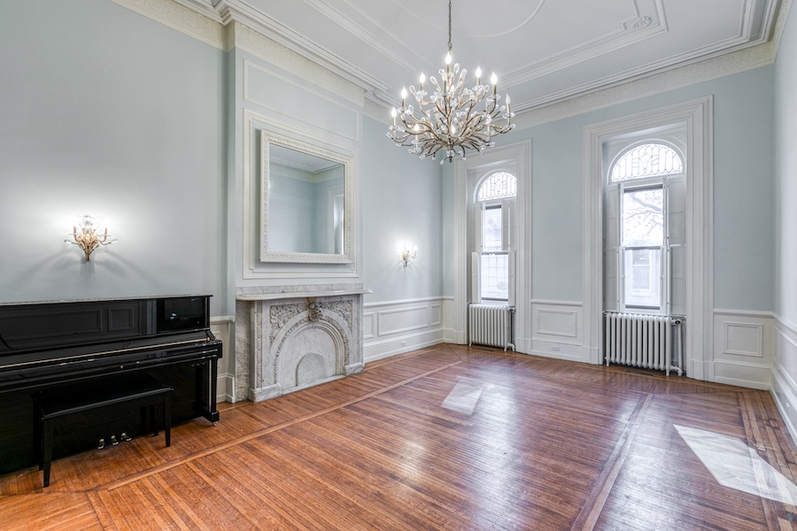 restored rittenhouse square brownstone townhouse for rent