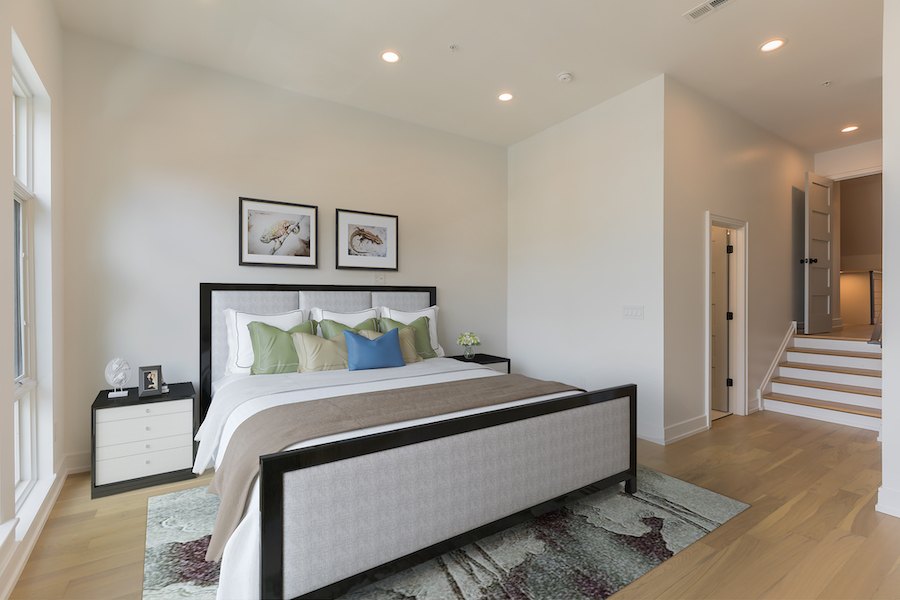 second-floor master bedroom