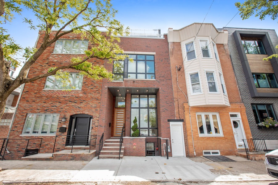 bella vista new construction townhouse for sale sidewalk-level view