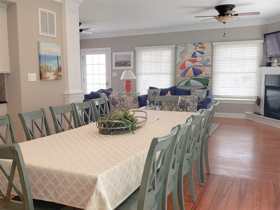 dining and living rooms